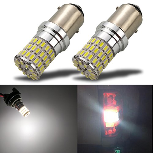 Product Cover iBrightstar Newest 9-30V Extremely Bright 1157 2057 2357 7528 BAY15D LED Bulbs Replacement for Back Up Reverse Lights or Tail Brake Lights,Xenon White