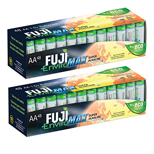 Product Cover Fuji EnviroMAX Super Alkaline AA Eco Friendly Batteries (Pack of 96)