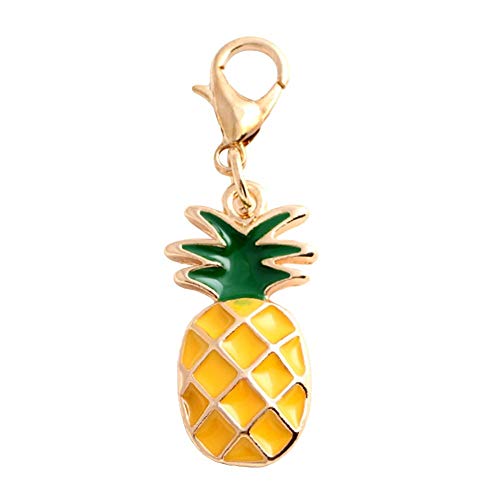 Product Cover Mosichi Cute Enamel Pineapple Shaped Keychain Handbag Pendant ... (Pineapple)