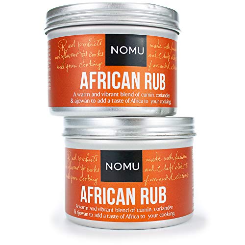 Product Cover NOMU African Seasoning Rub Blend (4.58 oz | 2-pack) | MSG & Gluten Free, Non-GMO, Non-Irradiated