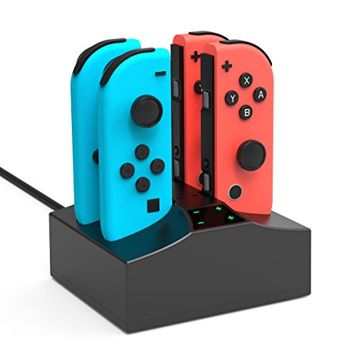 Product Cover YCCSKY Charging Station Joy-Con Charging Dock 4 in 1 Charger Stand with Type C Cable for Nintendo Switch Controller