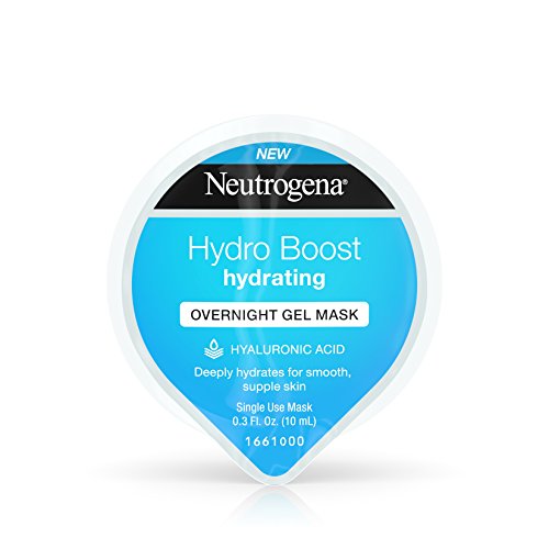 Product Cover Neutrogena Hydro Boost Moisturizing Overnight Gel Cream Face Mask with Hydrating Hyaluronic Acid, 0.3 fl. oz (Pack of 12)