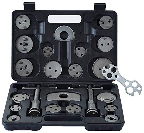 Product Cover ATP 23pcs Heavy Duty Disc Brake Caliper Tool Set and Wind Back Kit for Brake Pad Replacement Fits Most American, European, Japanese Makes/Models