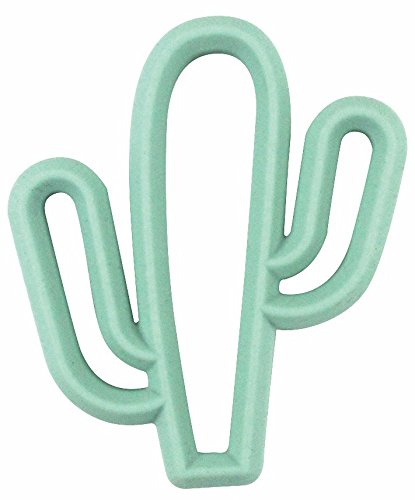 Product Cover Itzy Ritzy Silicone Baby Teether - BPA-Free Infant Teether with Easy-to-Hold Design and Textured Back Side to Massage and Soothe Sore, Swollen Gums, Cactus