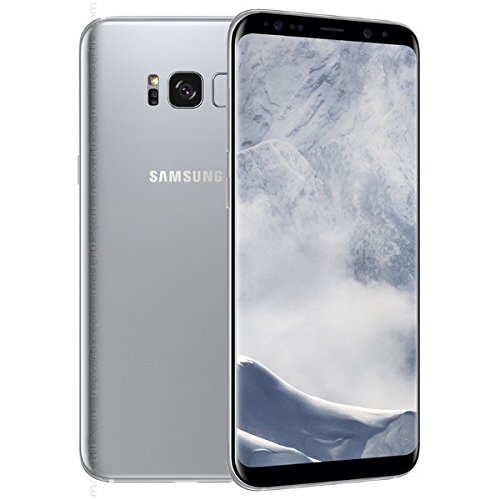 Product Cover Samsung Galaxy S8 Plus 64GB - Verizon + GSM Factory Unlocked 4G LTE - Arctic Silver (Renewed)