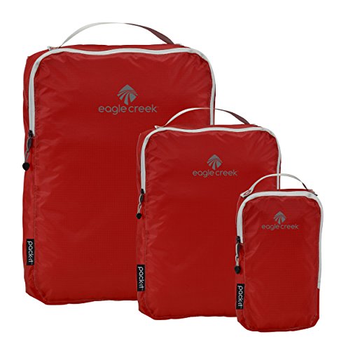 Product Cover Eagle Creek Pack-It Specter Cube Set, Volcano Red, Set of 3 (XS, S, M)