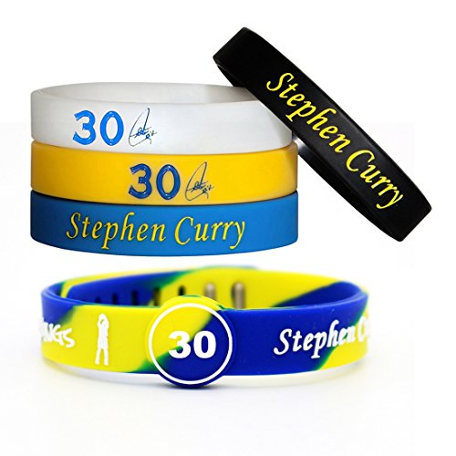 Product Cover StarLight Silicone Wristband Bracelet - 5PCS Assorted Color - One of The Five is Adjustable