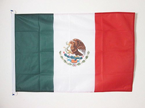 Product Cover AZ FLAG Mexico Nautical Flag 18'' x 12'' - Mexican Flags 30 x 45 cm - Banner 12x18 in for Boat