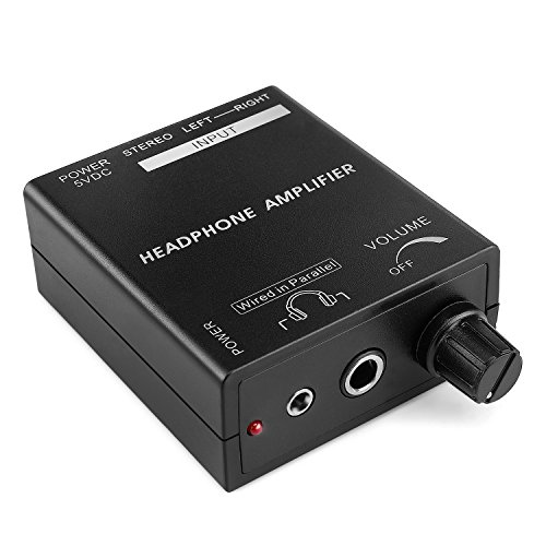 Product Cover TNP Portable Headphones Amplifier Stereo Headphone Earphone Amp Volume Control Audio Booster with RCA Input 3.5mm 6.3mm Output Jack & Power Switch