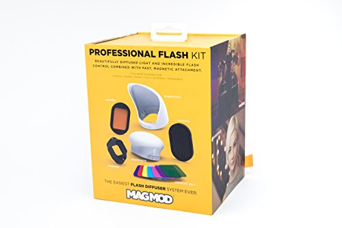 Product Cover MagMod Professional Flash Kit - Includes MagGrip, MagSphere, MagBounce, MagGrid, MagGel and Creative Gels