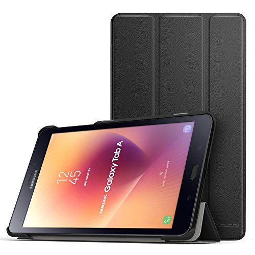 Product Cover MoKo Samsung Galaxy Tab A 8.0 2017 Case - Ultra Lightweight Slim Smart Cover Case for Galaxy Tab A 8.0 (SM-T380 / T385) 2017 Release (NOT FIT 2015 Tab A 8.0 SM-T350/P350), Black