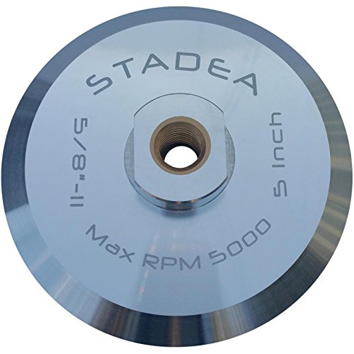 Product Cover Stadea ABP103Q 5 Inch Hook and Loop Backing Pad With Rigid Aluminium Backing, 5/8