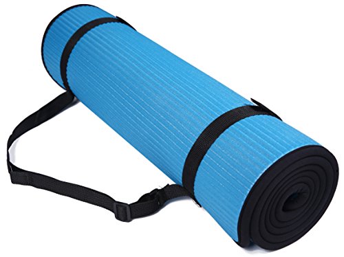 Product Cover BalanceFrom GoFit All-Purpose 2/5-Inch (10mm) Extra Thick High Density Anti-Slip Exercise Pilates Yoga Mat with Carrying Strap