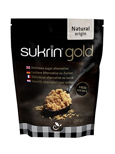 Product Cover Sukrin Gold - All Natural Brown Sugar Alternative - 250g Bag (1-Pack)