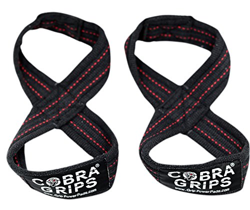 Product Cover Deadlift Straps Best Lifting Straps ON The Market! Figure 8 Lifting Straps are The #1 Choice for Power Lifters, weightlifters and Workout Enthusiasts!