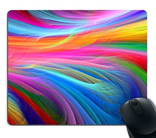 Product Cover Smooffly Mouse Pad pad Rainbow Ocean Customized Rectangle Non-Slip Rubber Mousepad Gaming Mouse Pad