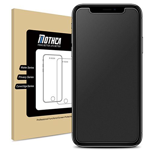 Product Cover Mothca Matte Screen Protector Compatible with iPhone Xs/iPhone X/iPhone 11 Pro Anti-Glare & Anti-Fingerprint Tempered Glass Clear Film Case Friendly 3D Touch Bubble Free for iPhone Xs/X/11 Pro