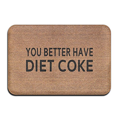 Product Cover Wuzhiqiang You Better Have Diet Coke Super Absorbent Anti-Slip Mat,Coral Carpet,Carpet Door Mat,Carpet,Carpet,Door Mat,40x60 cm