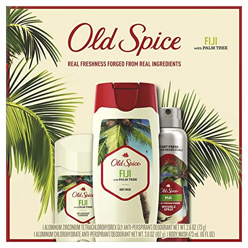 Product Cover Old Spice 3 pcs Gift Set - Body Wash, Antiperspirant and Body Spray (Fiji)