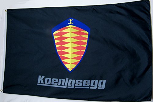 Product Cover Nuge Koenigsegg Emblem Flag 3' X 5' Indoor Outdoor Banner