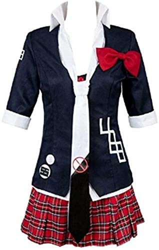 Product Cover Double Villages Anime Danganronpa Junko Enoshima Cosplay Costume Polyester Uniform Costume Suit (S)