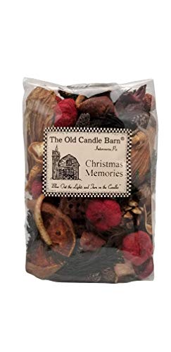 Product Cover Old Candle Barn Christmas Memories Potpourri 4 Cup Bag - Perfect Fall, Winter Decoration or Bowl Filler - Beautiful Christmas Scent - Made in USA