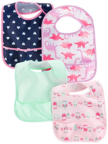Product Cover Simple Joys by Carter's Baby Girls' 4-Pack Feeder Bibs