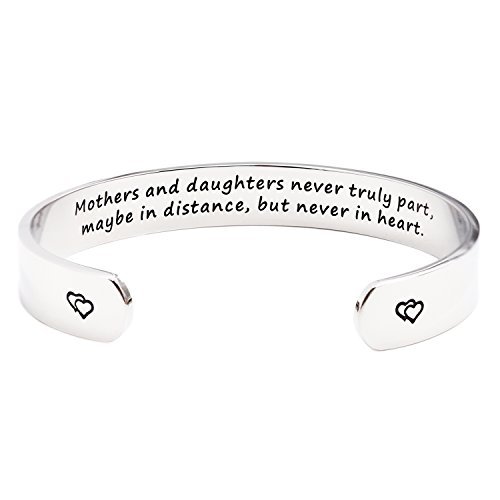 Product Cover Mothers and Daughters Maybe in Distance But Never Truly Part But Never in Heart Bracelet