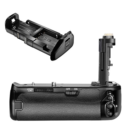 Product Cover Neewer Pro Camera Battery Grip Replacement for Canon BG-E21 for Canon 6D Mark II DSLR Camera, Work with One or Two LP-E6 Rechargeable Li-ion Battery (Battery NOT Included)