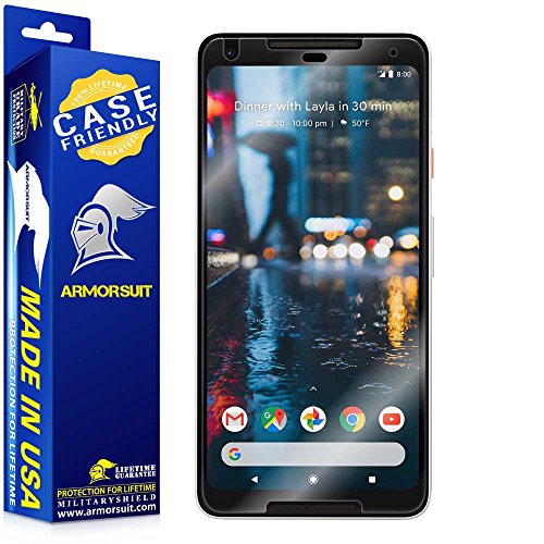 Product Cover ArmorSuit MilitaryShield [Case Friendly] Screen Protector for Google Pixel 2 XL - Anti-Bubble HD Clear Film