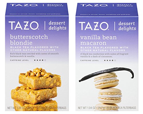 Product Cover Tazo Dessert Delights Tea 2 Box Bundle, Butterscotch Blondie and Vanilla Bean Macaron