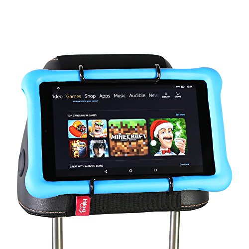 Product Cover Hikig Car Headrest Mount Holder for Kids All Kindle Fire - Kindle Fire HD 6 / HD 7 / HD X7 / HD X9 / HD 6 (2014) / HD 7 (2014) / HD 6 (Kid Edition) / HD 7 (Kid Edition) / New Fire 7 / HD 8 / HD 10