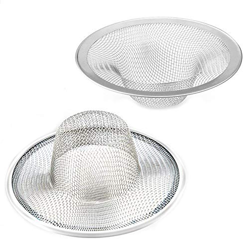 Product Cover 2 pcs Heavy Duty Stainless Steel Slop Basket Filter Trap, 2.75