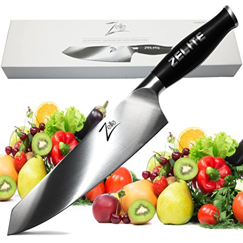Product Cover Zelite Infinity Kiritsuke Chef Knife 9 Inch - Comfort-Pro Series - German High Carbon Stainless Steel - Razor Sharp, Super Comfortable