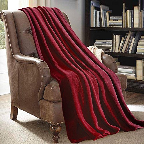 Product Cover JML Throw Blankets for Couch, Fleece Throw Blanket - Soft Warm, Lightweight Plush Throw Blanket for Bed, Sofa, Chair, Travel, All Season Use, 50