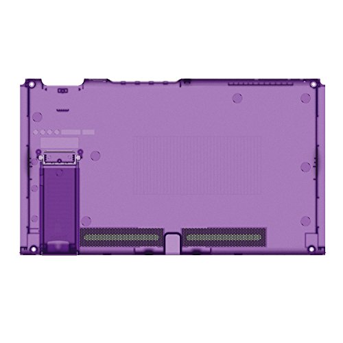 Product Cover BASSTOP Translucent Back Plate DIY Replacement Housing Shell Case for NS NX Switch Console Without Electronics (Console-Atomic Purple)