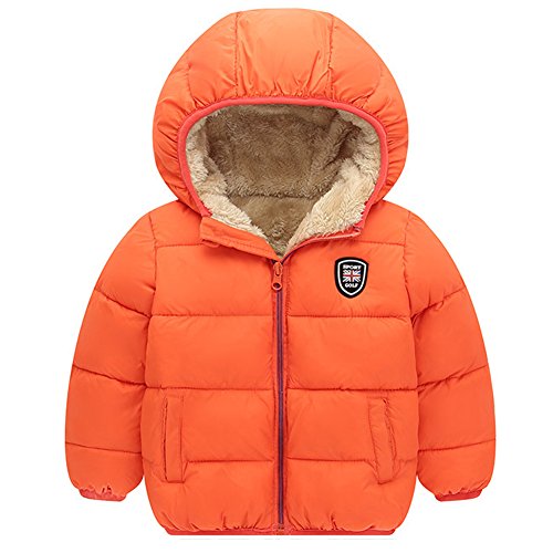 Product Cover Baywell Winter Warm Kids Coats, Little Girls Boys Outwear Hoodie Jacket