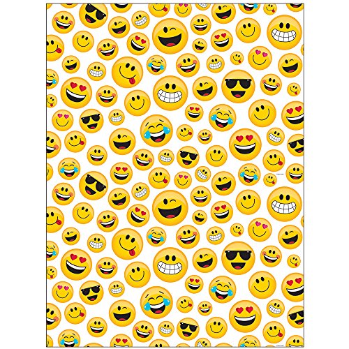 Product Cover Creative Converting 329374 Show Your Emojions Plastic Photo Backdrop, 72 x 54-, Multicolor