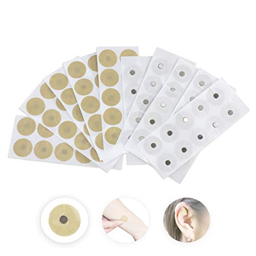 Product Cover Acupressure Adhesive Magnetic Patches to Help Alleviate Pain, Soreness, Nausea and Motion Sickness, Arthritis Relief and Promote Muscle Recovery - 1200 Gauss 100 Magnets