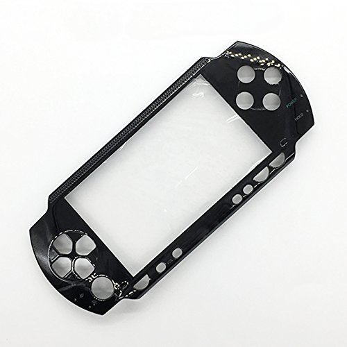 Product Cover Front Face Plate Faceplate Shell Case Cover Replacement for Sony PSP 1000 1001 Fat (Black)