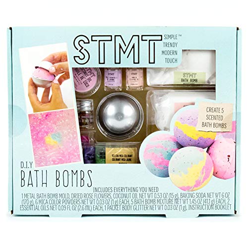 Product Cover STMT D.I.Y. Bath Bombs Kit by Horizon Group USA, Mix & Mold Your Own 5 Scented Bath Bombs Using Essential Oils, Dried Rose Petals & More, Multicolored