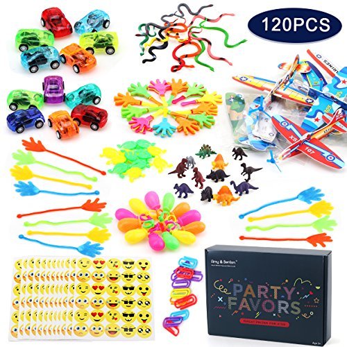 Product Cover Amy&Benton 120PCS Prize Box Toys for Classroom Pinata Filler Toys for Kids Birthday Party Assorted Carnival Prizes for Boys and Girls Treasure Chest / Box Prizes for Teacher