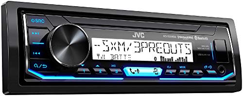 Product Cover JVC KD-X35MBS Single DIN SiriusXM Bluetooth in-Dash Digital Media Marine Stereo Receiver w/Pandora Control