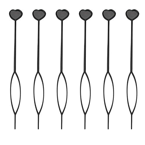 Product Cover 6 Pack: Teemico Quick Beader For Loading Beads/Automatic Hair Beader And Styling Kit/Plastic Magic Topsy Tail Hair Braid Ponytail Styling Maker (6 Pack)