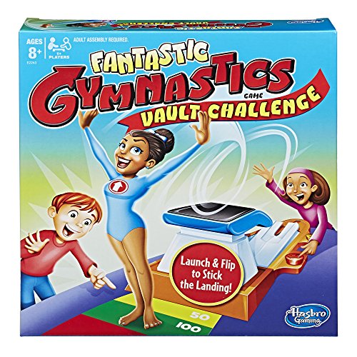 Product Cover Hasbro Fantastic Gymnastics Vault Challenge Game Gymnast Toy for Girls and Boys Ages 8+
