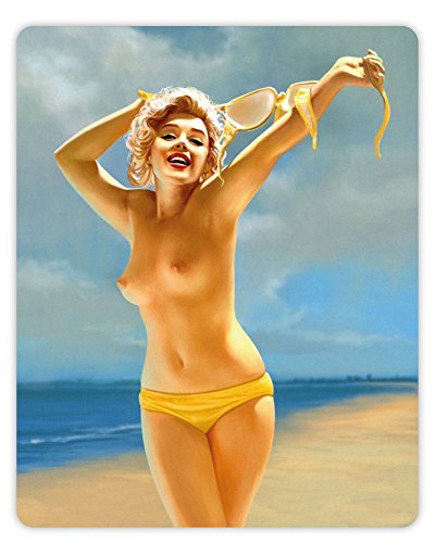 Product Cover Pinup pin up pin-up a girl in a yellow swimsuit sticker decal 4