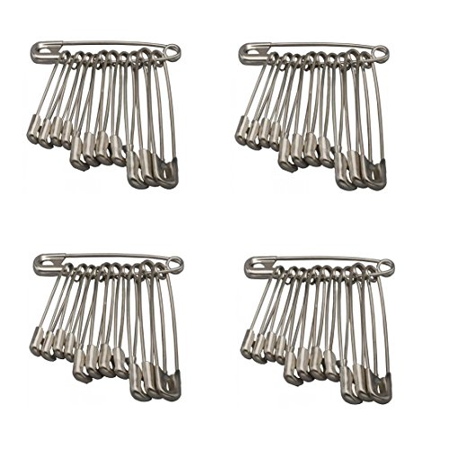 Product Cover Heirloom Quality Standard Assorted Size Safety Pins for Girls and Women Set of 40