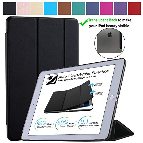 Product Cover DuraSafe Cases for iPad Air 1 Gen 2013-9.7 Inch [ A1474 A1475 ] Smart Cover - Black (UltraSlim)