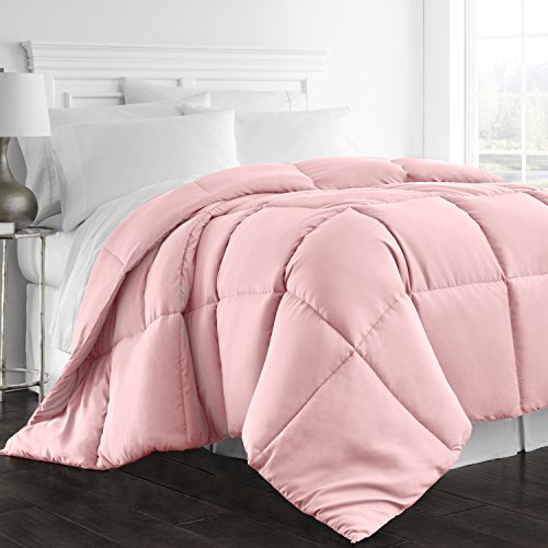 Product Cover Beckham Hotel Collection 1300 Series - All Season - Luxury Goose Down Alternative Comforter - Hypoallergenic - Twin/Twin XL - Pink