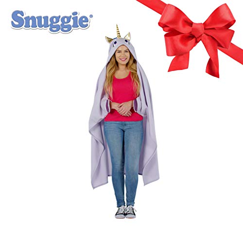 Product Cover Snuggie Unicorn Blanket- Comfy, Cozy, Super Soft, Warm, All Season, Adult Hooded Wearable Robe Blanket, As Seen on TV